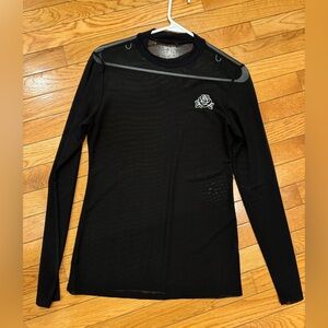 Mesh black long sleeve